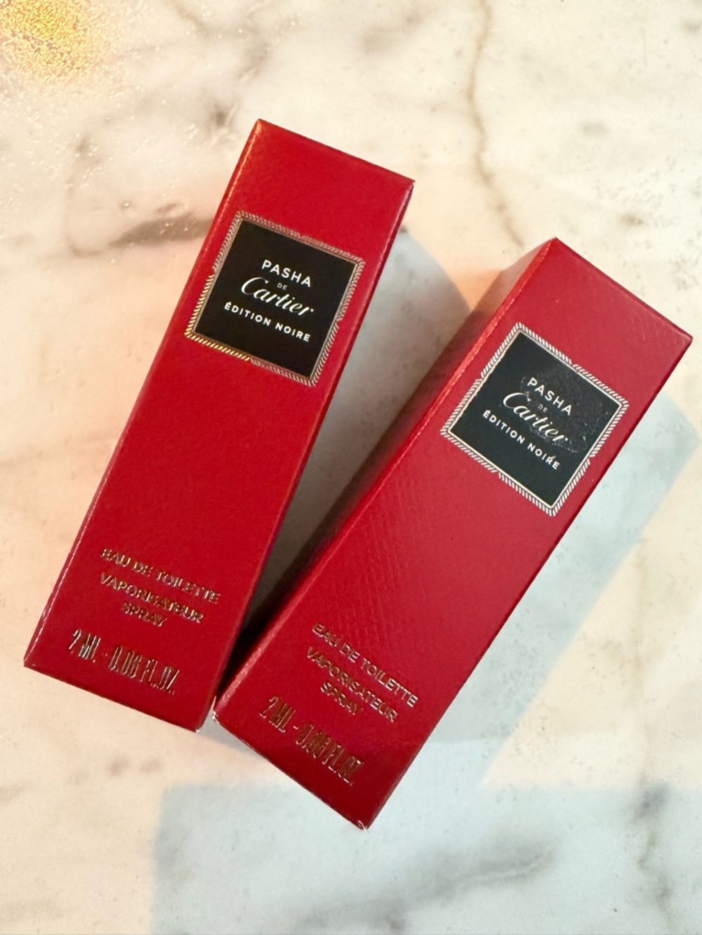 Cartier Red Pasha Edition Noire Duo